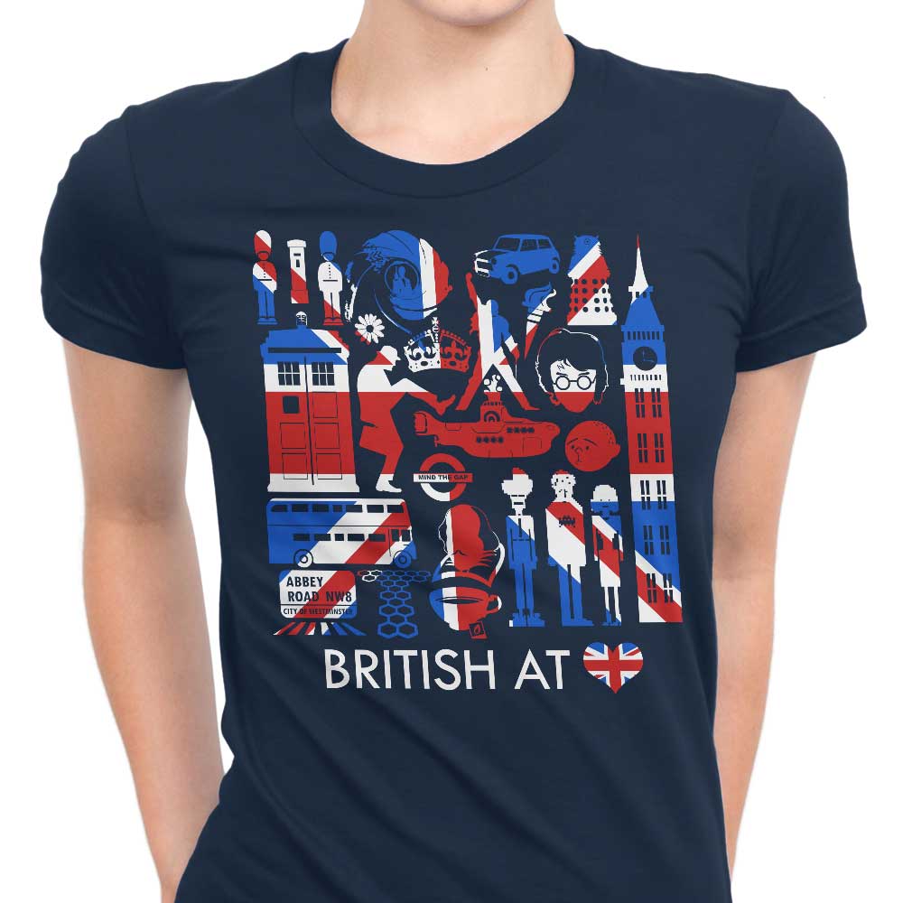 British at Heart - Women's Apparel T-Shirts, Hoodie, Sweatshirt | CiraTrend.com (Image 1)