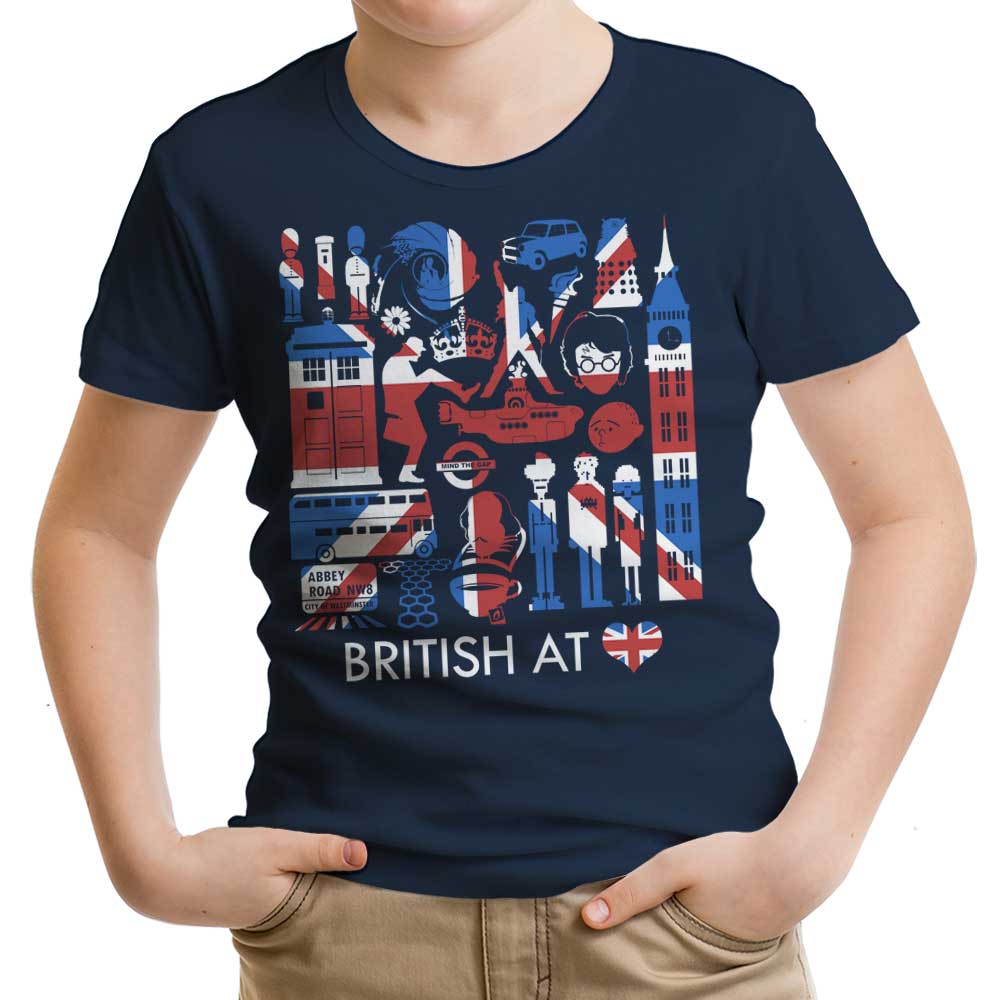 British at Heart - Youth Apparel T-Shirts, Hoodie, Sweatshirt | CiraTrend.com (Image 1)