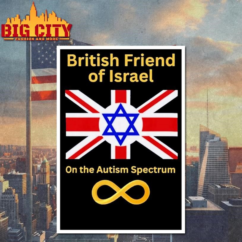 British Friend Of Israel On The Autism Spectrum Shirt