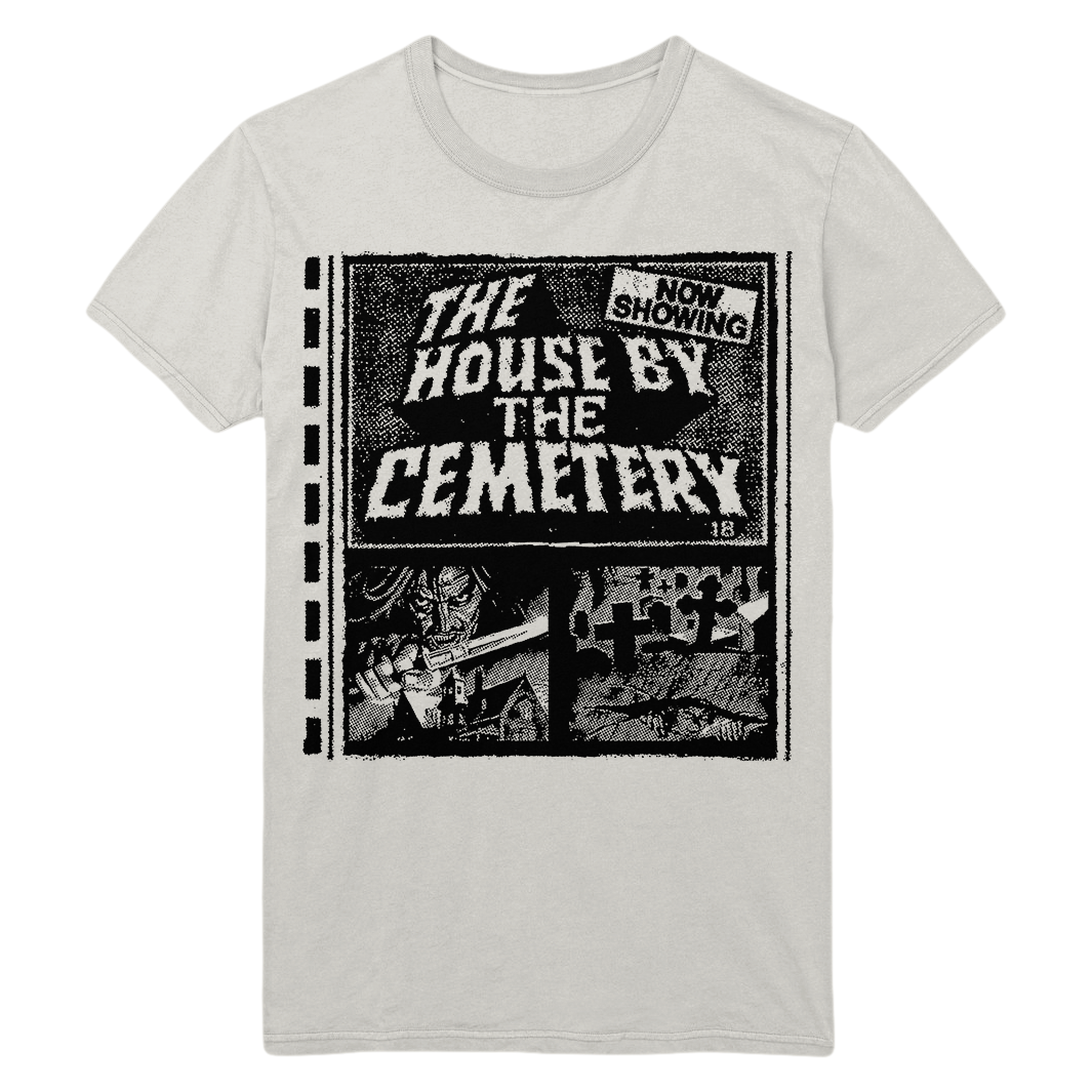 House by the Cemetery: UK Newspaper Ad (Vintage White) T-Shirt Hoodie, Sweatshirt | CiraTrend.com