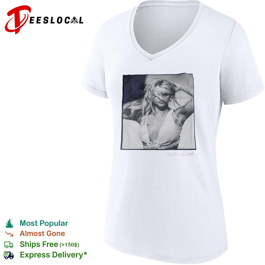 Britney Spears Britney Spears face portrait shirt