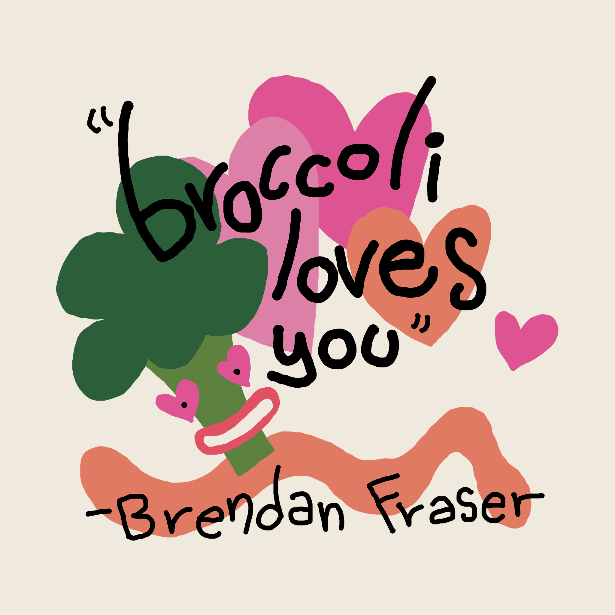 Broccoli Loves You Tee Hoodie, Sweatshirt | CiraTrend.com (Image 5)