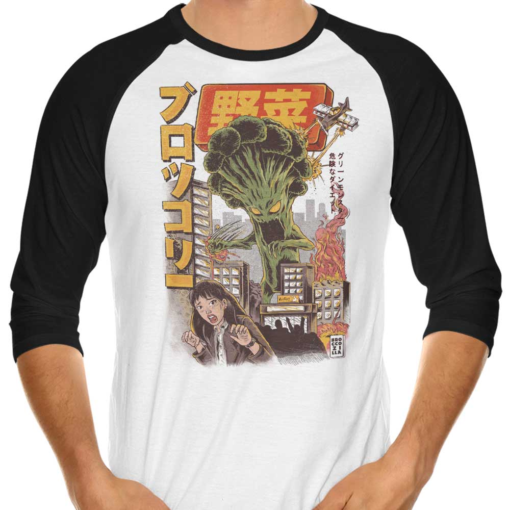 Broccozilla 3 4 Sleeve T-Shirts, Hoodie, Sweatshirt