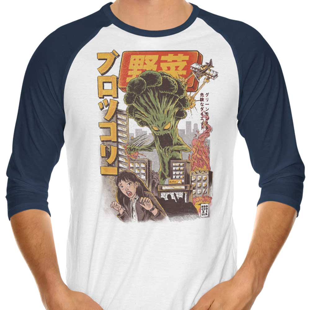 Broccozilla 3 4 Sleeve T-Shirts, Hoodie, Sweatshirt