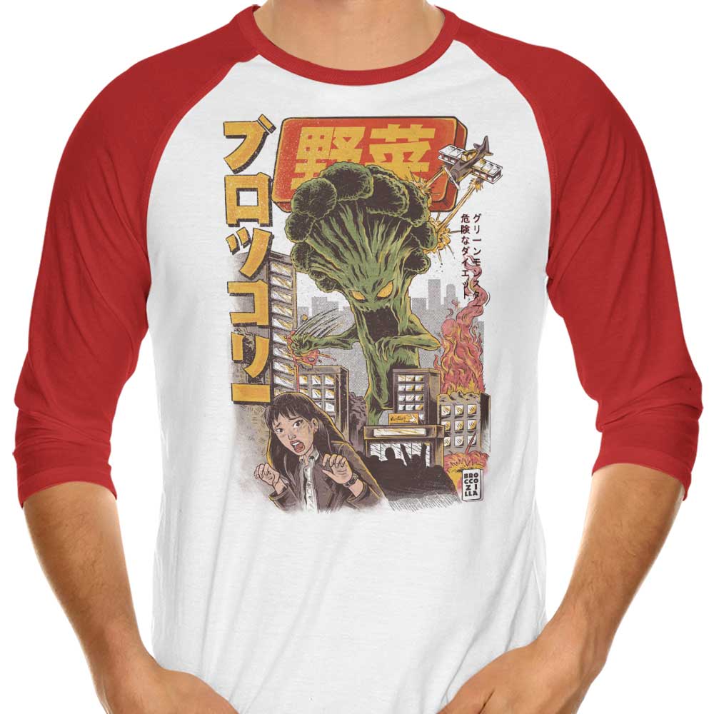 Broccozilla 3 4 Sleeve T-Shirts, Hoodie, Sweatshirt