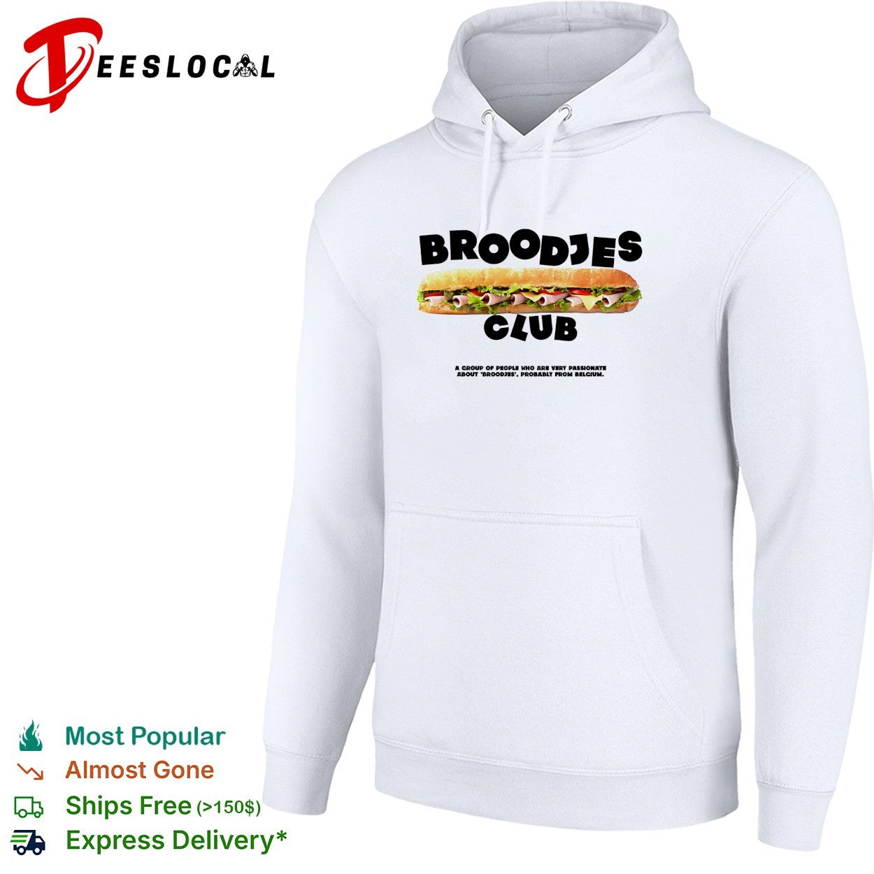 Broodjes Club Belgium sandwich shirt