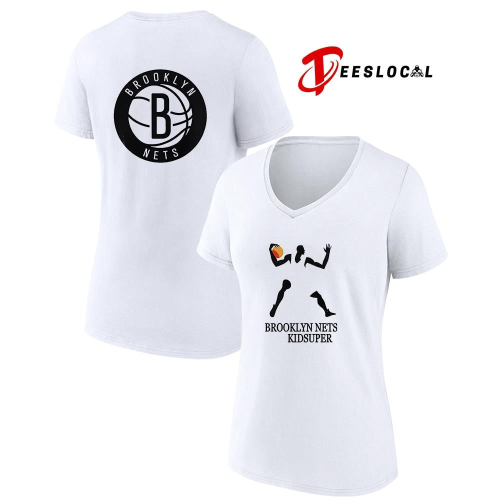Brooklyn Nets Kid Supper silhouette pose shirt