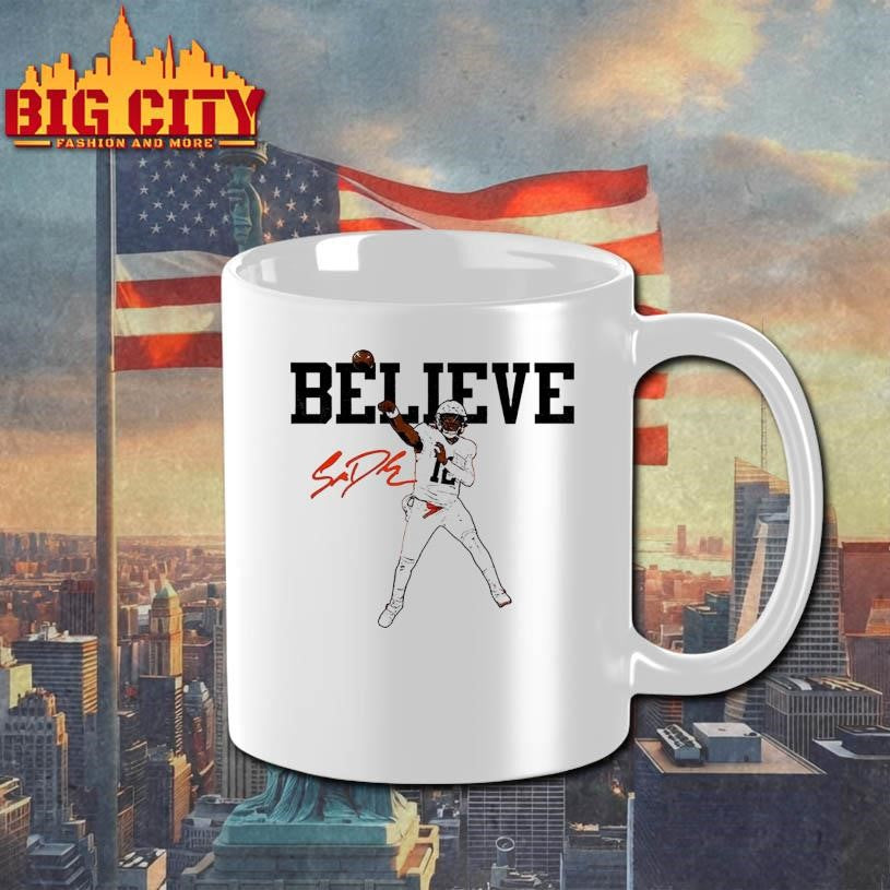 Browns Shedeur Sanders Believe Football Shirt