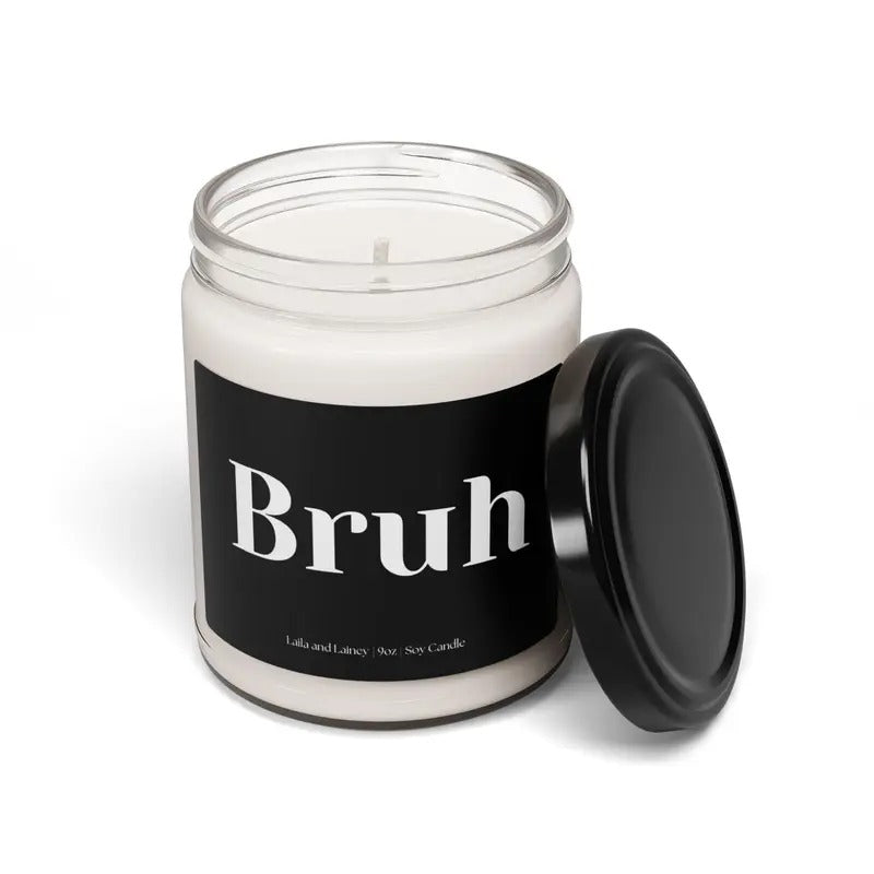 Bruh, Funny Candle, Skibidi Rizz Christmas Candle, Teen Slang, Meme Gift, Gift for Moms of Teens, Funny Gift T-Shirts,...
