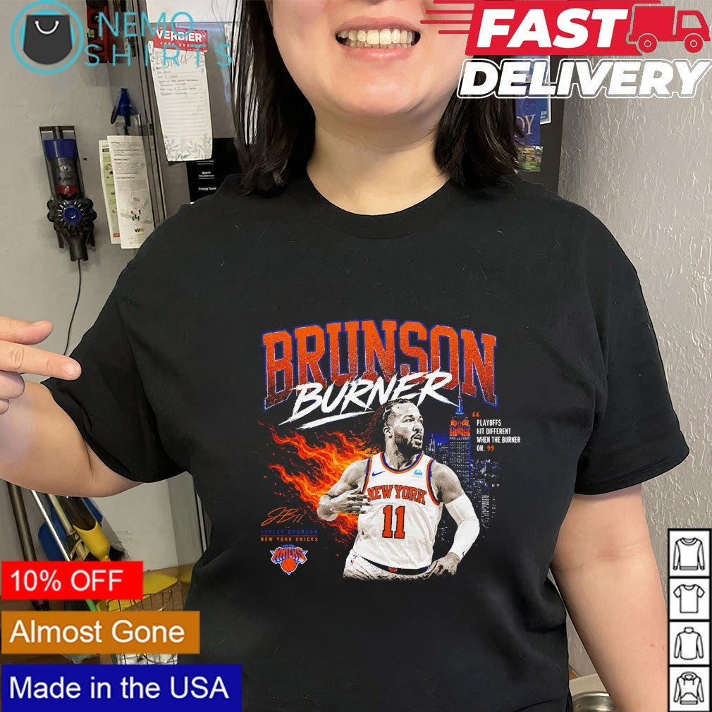 Brunson burner Jalen Brunson New York Knicks Playoffs hit different shirt