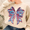 Brushstroke 4th of July Coquette Shirt, Memorial Day Tee, America Bow Shirt, USA, Independence Day Shirt, 1776 , Land of...