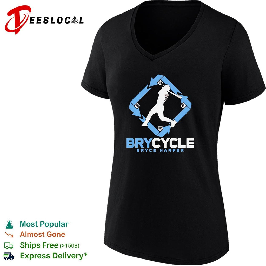 Bryce Harper Philadelphia Phillies Brycycle baseball shirt