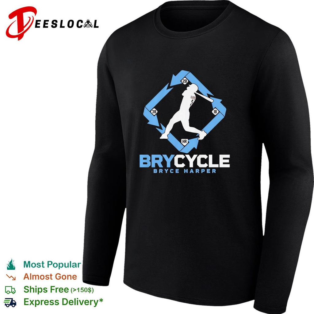 Bryce Harper Philadelphia Phillies Brycycle baseball shirt