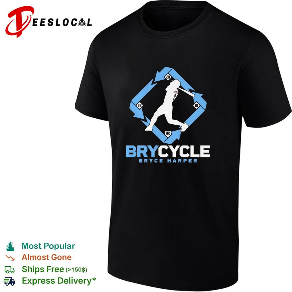 Bryce Harper Philadelphia Phillies Brycycle baseball shirt