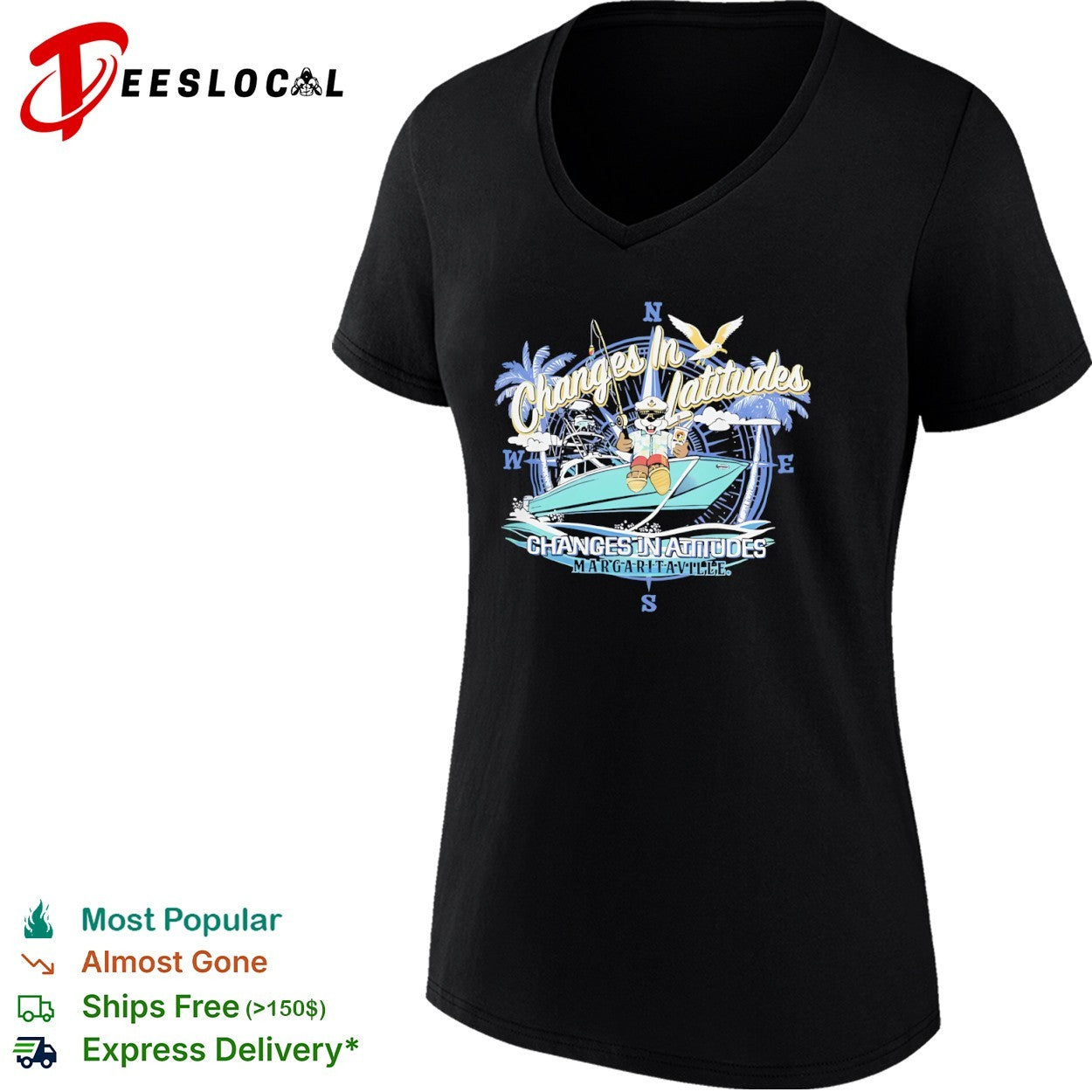 Buc-ee the Beaver Changes in Latitudes Changes in Attitudes Margaritaville shirt