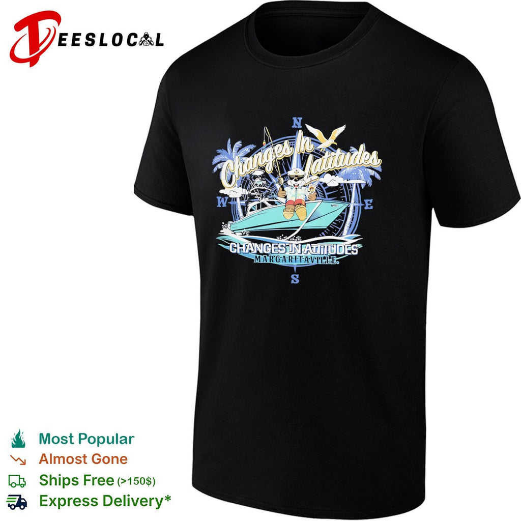 Buc-ee the Beaver Changes in Latitudes Changes in Attitudes Margaritaville shirt