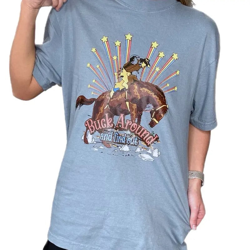 Buck Around And Find Out Tee Hoodie, Sweatshirt | CiraTrend.com