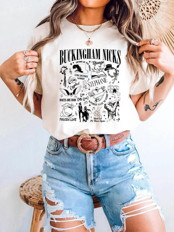 Buckingham Nicks Shirt, New Album Stevie Nicks Shirt, Stevie Nicks Concert Shirt Hoodie, Sweatshirt | CiraTrend.com