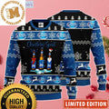 Bud Light Christmas Spirit Beer Bottles For Beer Lovers Holiday Ugly Sweater 2023