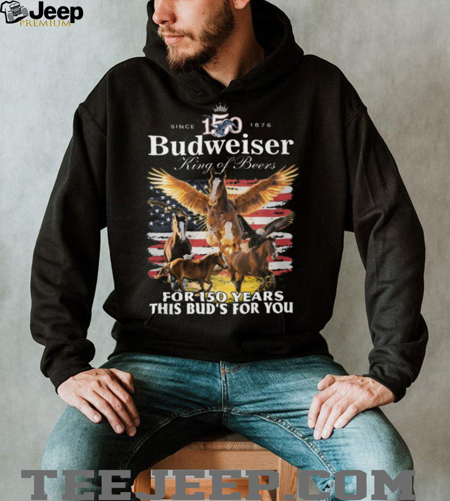 Budweiser 150 Years Anniversary King of Beers American Flag Tee