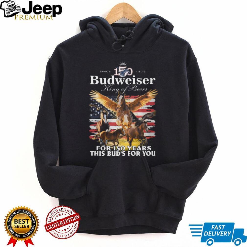 Budweiser 150 Years Anniversary King of Beers American Flag Tee