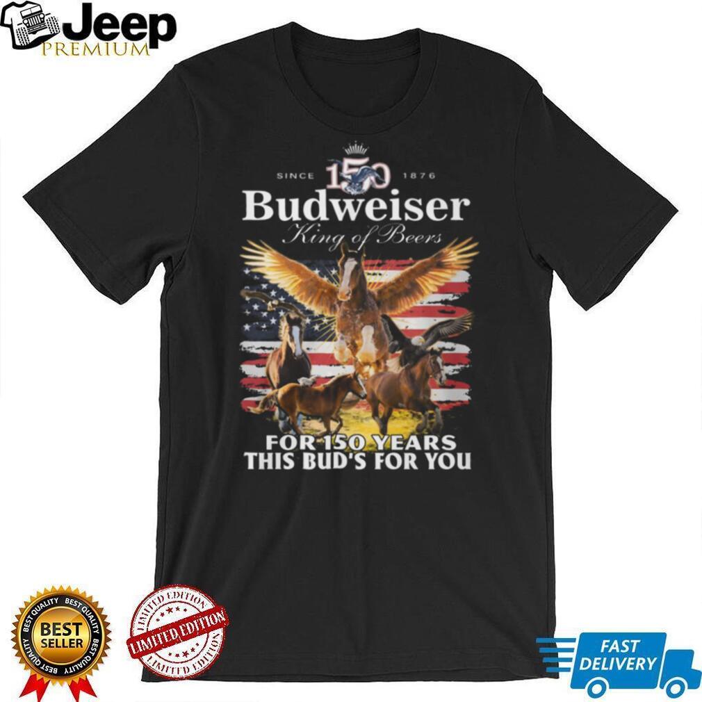 Budweiser 150 Years Anniversary King of Beers American Flag Tee