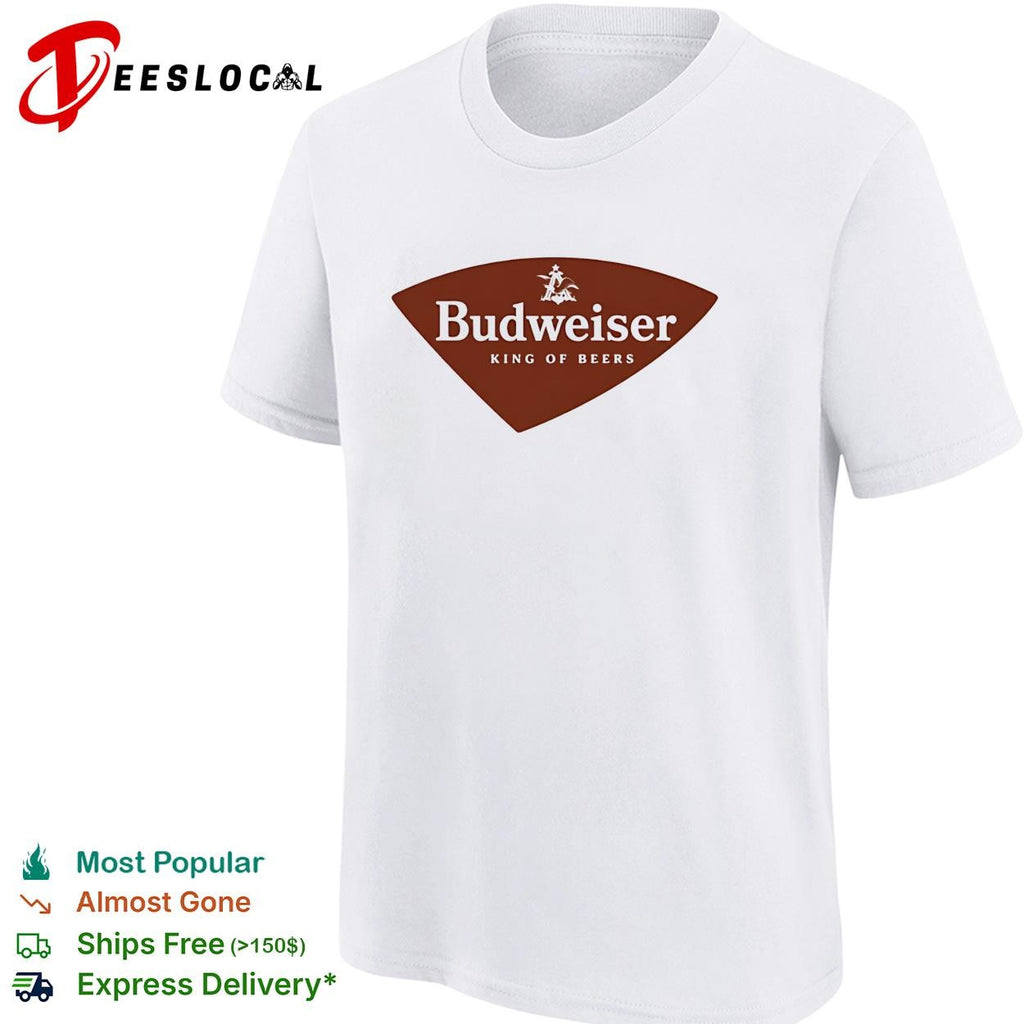Budweiser King of Beers logo retro shirt