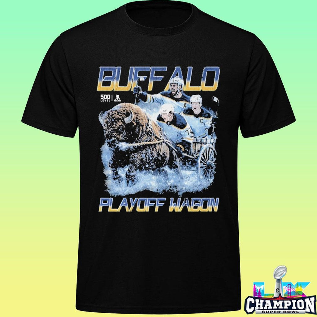 Buffalo Hockey 2026 Playoff Wagon Shirt