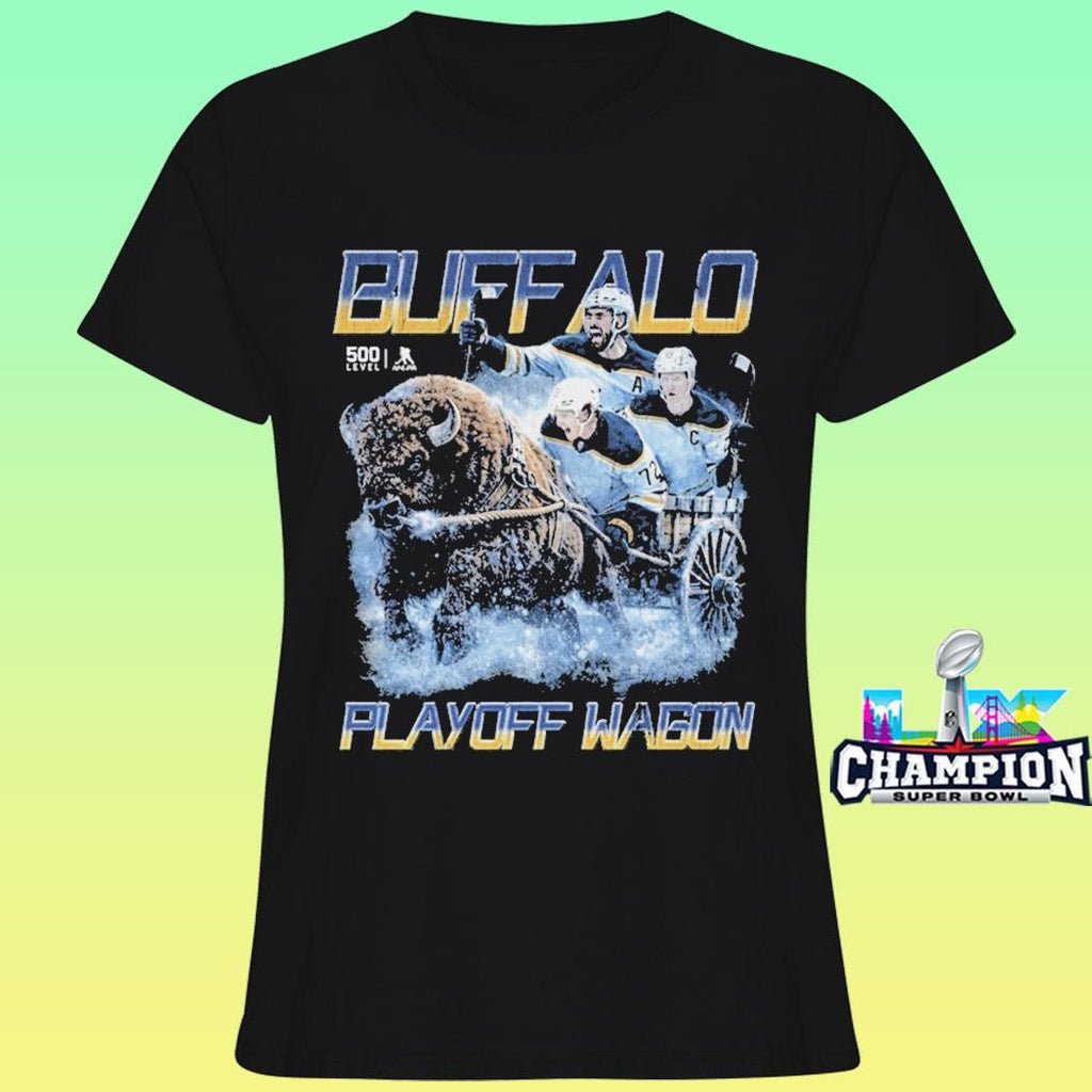 Buffalo Hockey 2026 Playoff Wagon Shirt