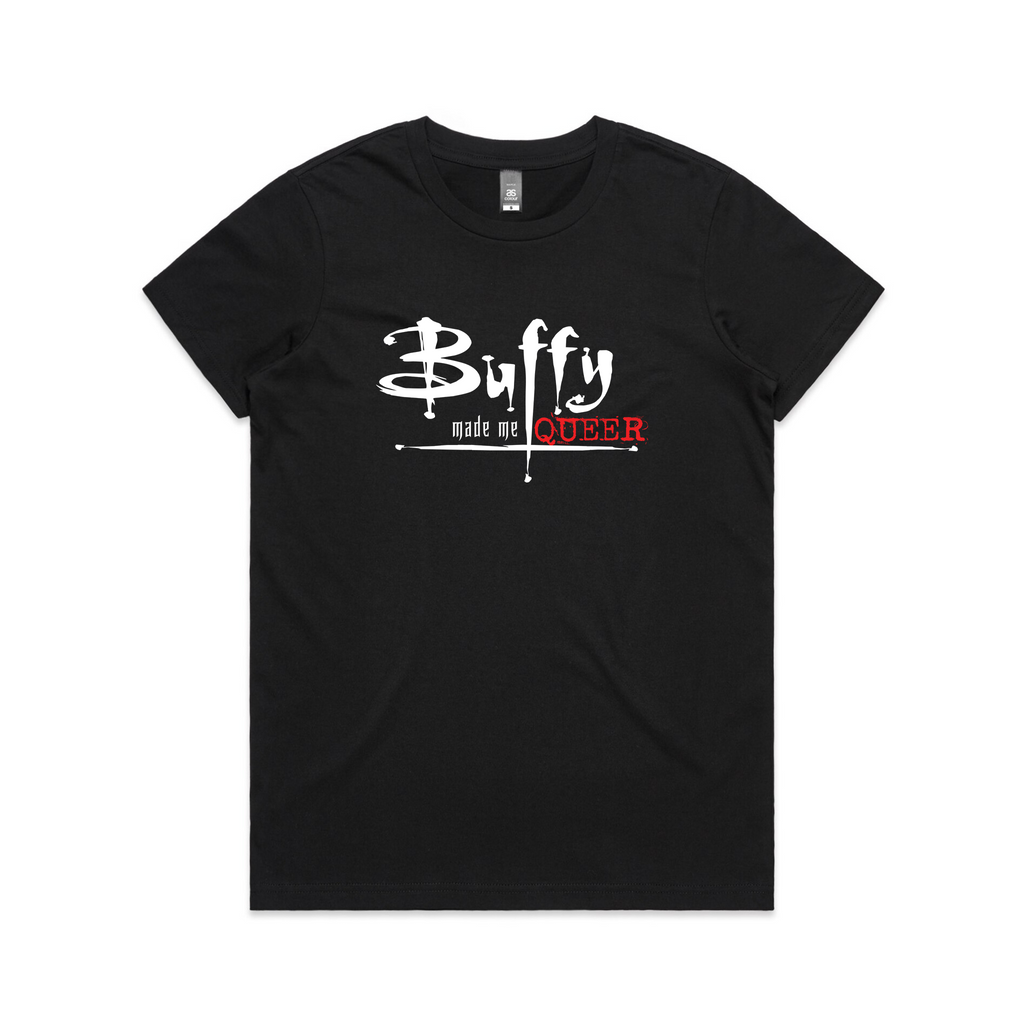 Buffy Made Me Queer Tee Hoodie, Sweatshirt | CiraTrend.com (Image 3)