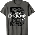 Bulldogs School Spirit Mascot Leopard Cheer Fan Game Day T-Shirt Hoodie, Sweatshirt | CiraTrend.com