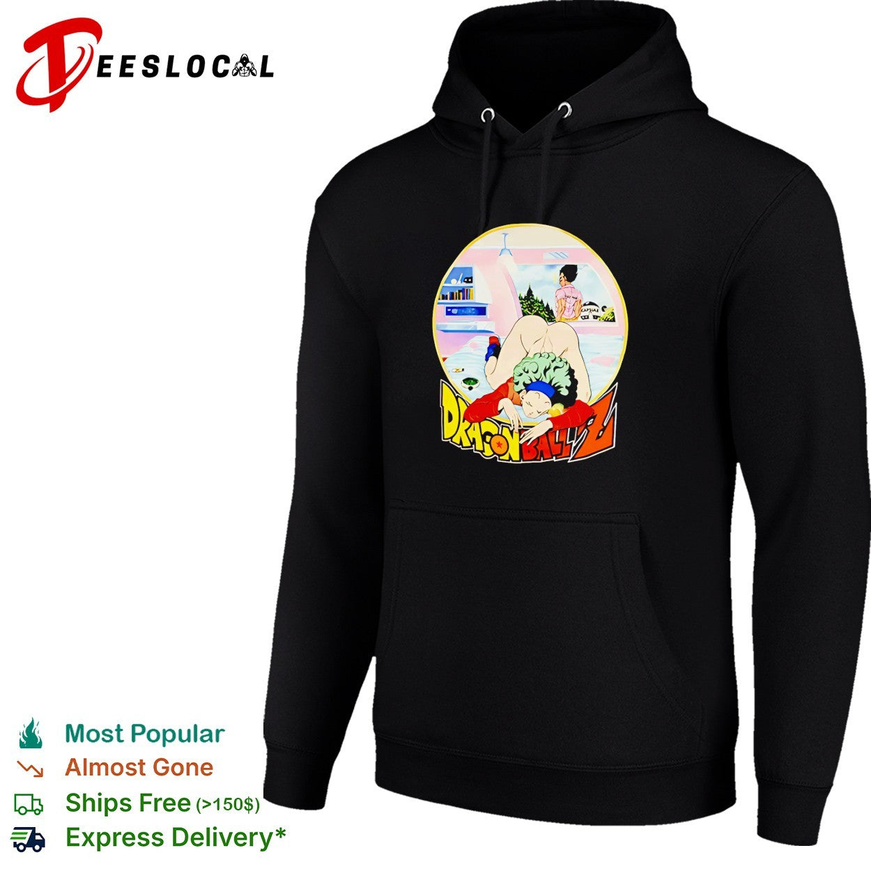 Bulma ass up Vegeta peeking Dragonball Z funny shirt