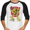 Bumble Sumi-e - 3/4 Sleeve Raglan T-Shirt Hoodie, Sweatshirt | CiraTrend.com (Image 1)