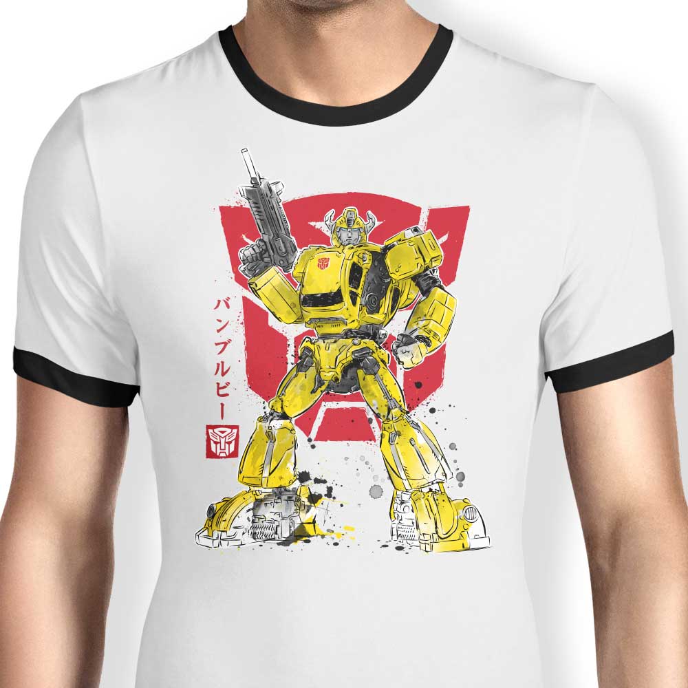Bumble Sumi-e - Ringer T-Shirt Hoodie, Sweatshirt | CiraTrend.com (Image 1)