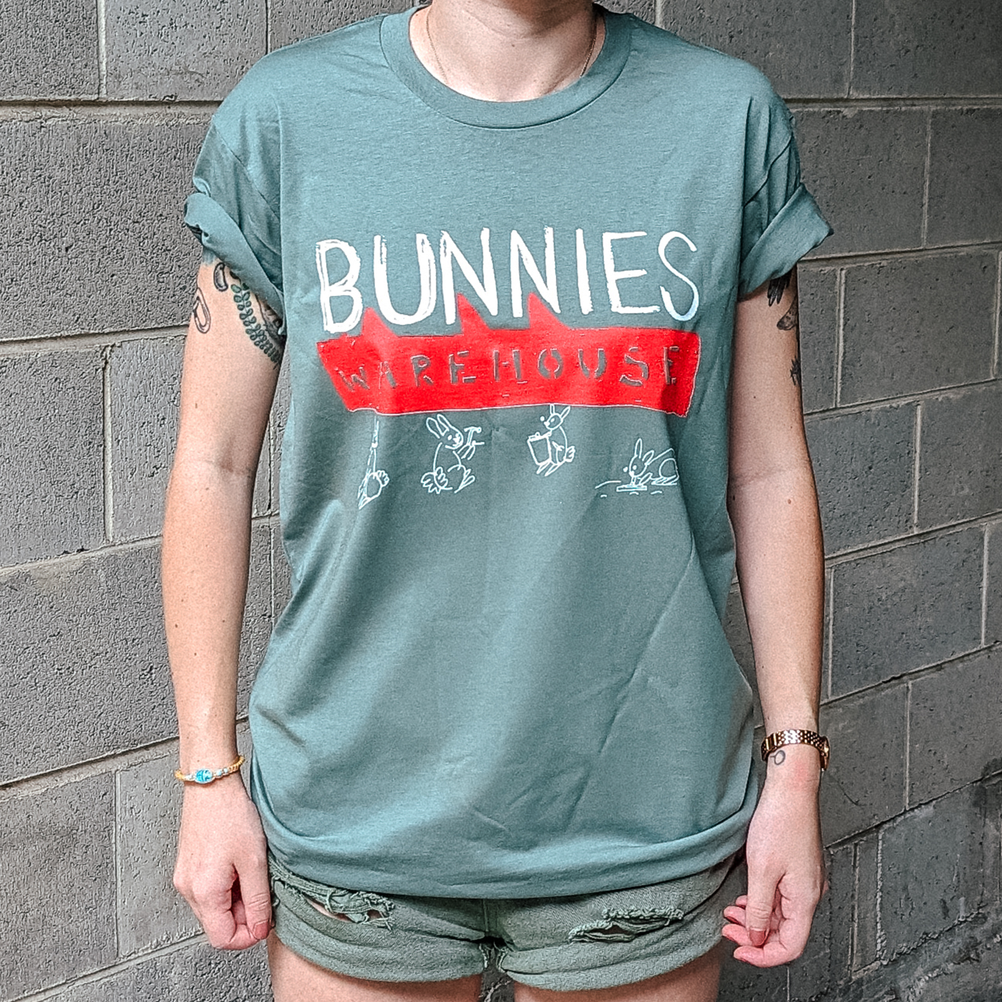 Bunnies Warehouse Tee Hoodie, Sweatshirt | CiraTrend.com (Image 1)