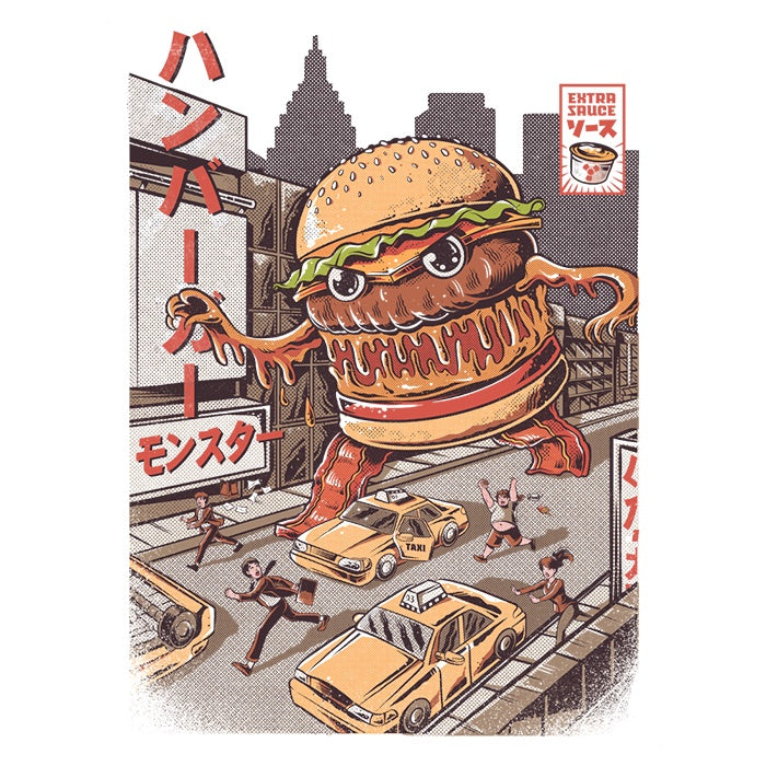 Burgerzilla - Sweatshirt T-Shirts, Hoodie | CiraTrend.com (Image 2)