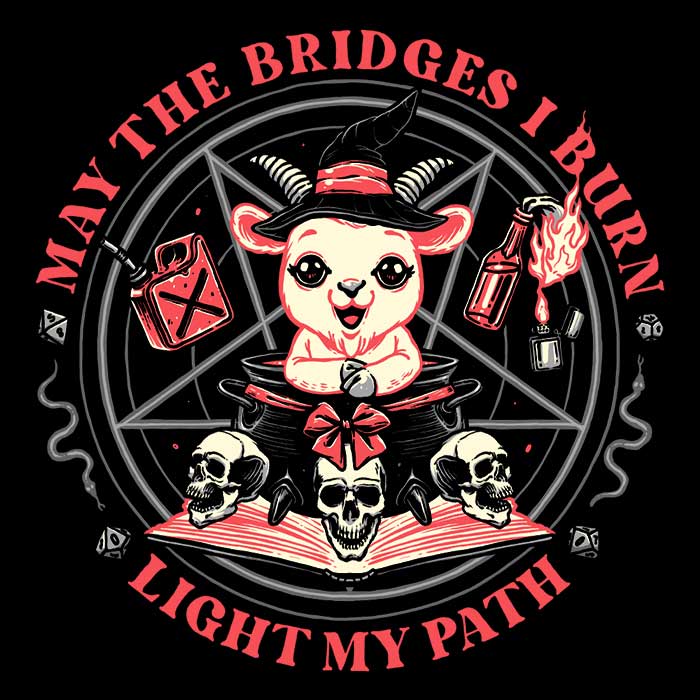 Burn Bridges - Long Sleeve T-Shirt Hoodie, Sweatshirt | CiraTrend.com (Image 2)