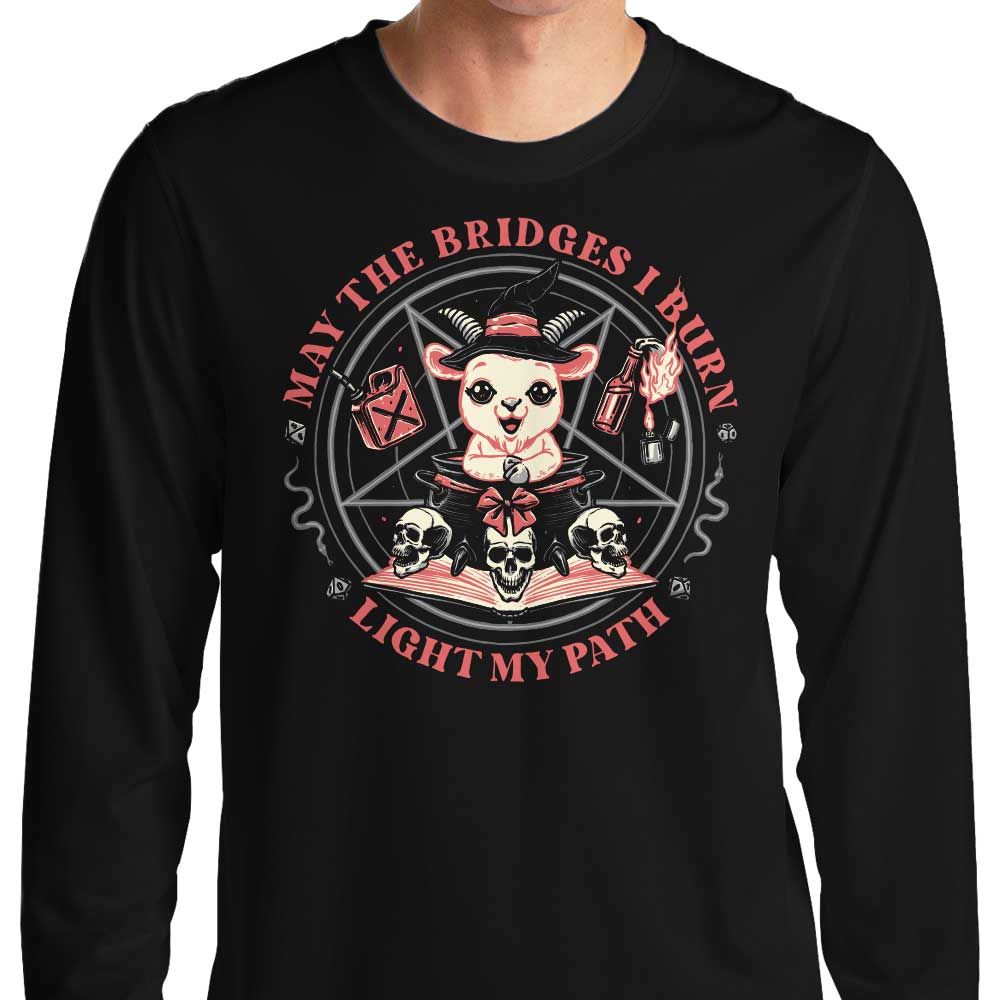 Burn Bridges - Long Sleeve T-Shirt Hoodie, Sweatshirt | CiraTrend.com (Image 1)
