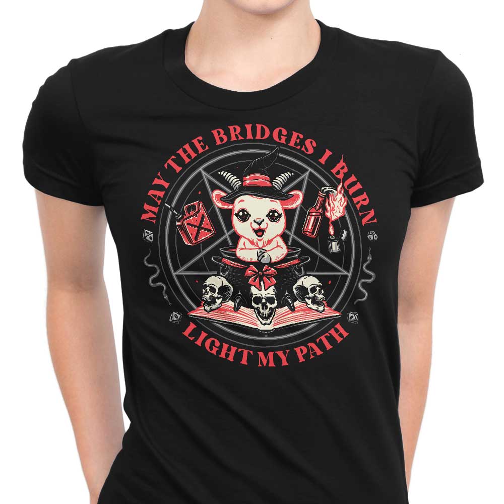 Burn Bridges - Women's Apparel T-Shirts, Hoodie, Sweatshirt | CiraTrend.com (Image 1)