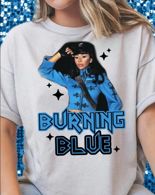 Burning Blue Mariah TS Tshirt Hoodie, Sweatshirt | CiraTrend.com