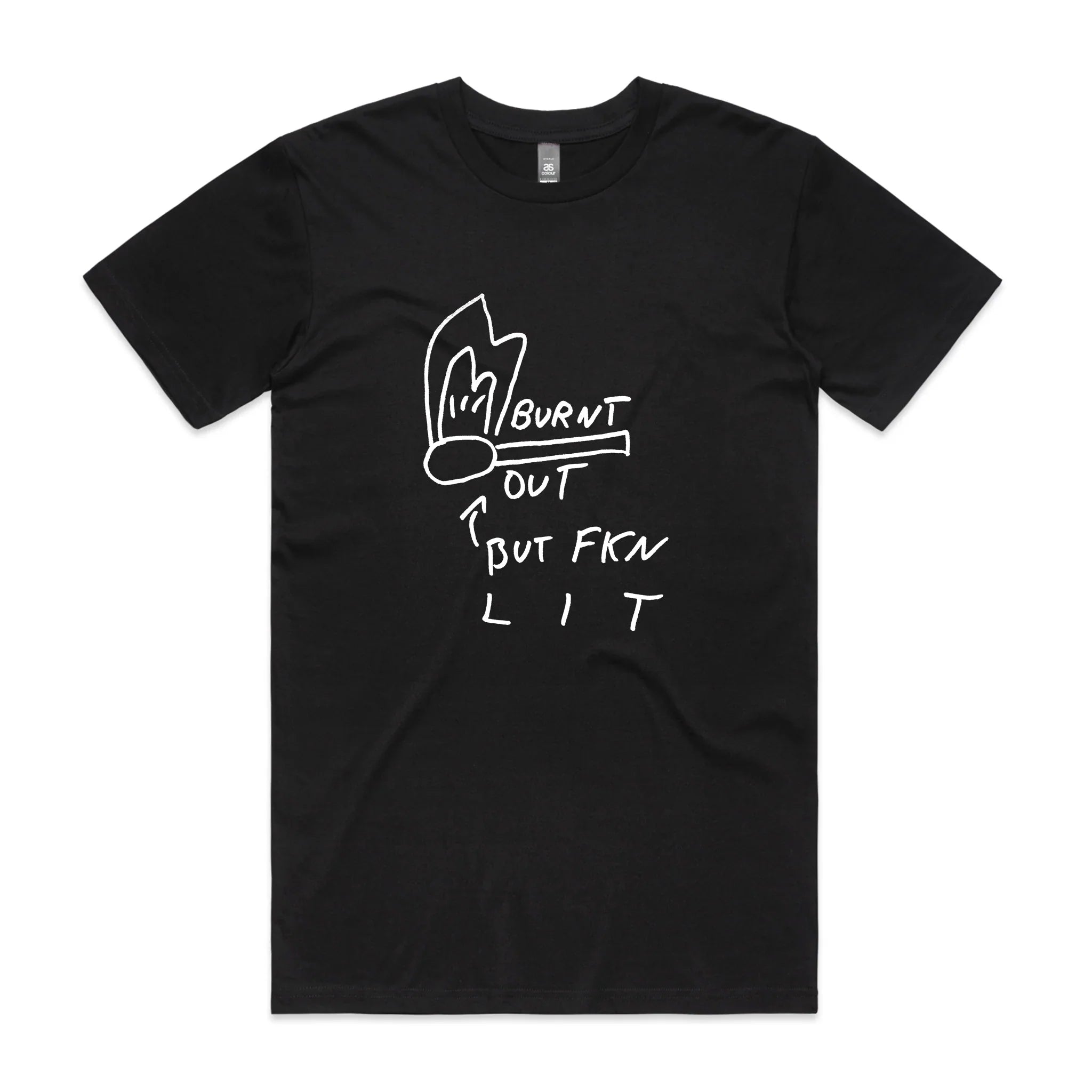 Burnt Out Tee Hoodie, Sweatshirt | CiraTrend.com (Image 1)