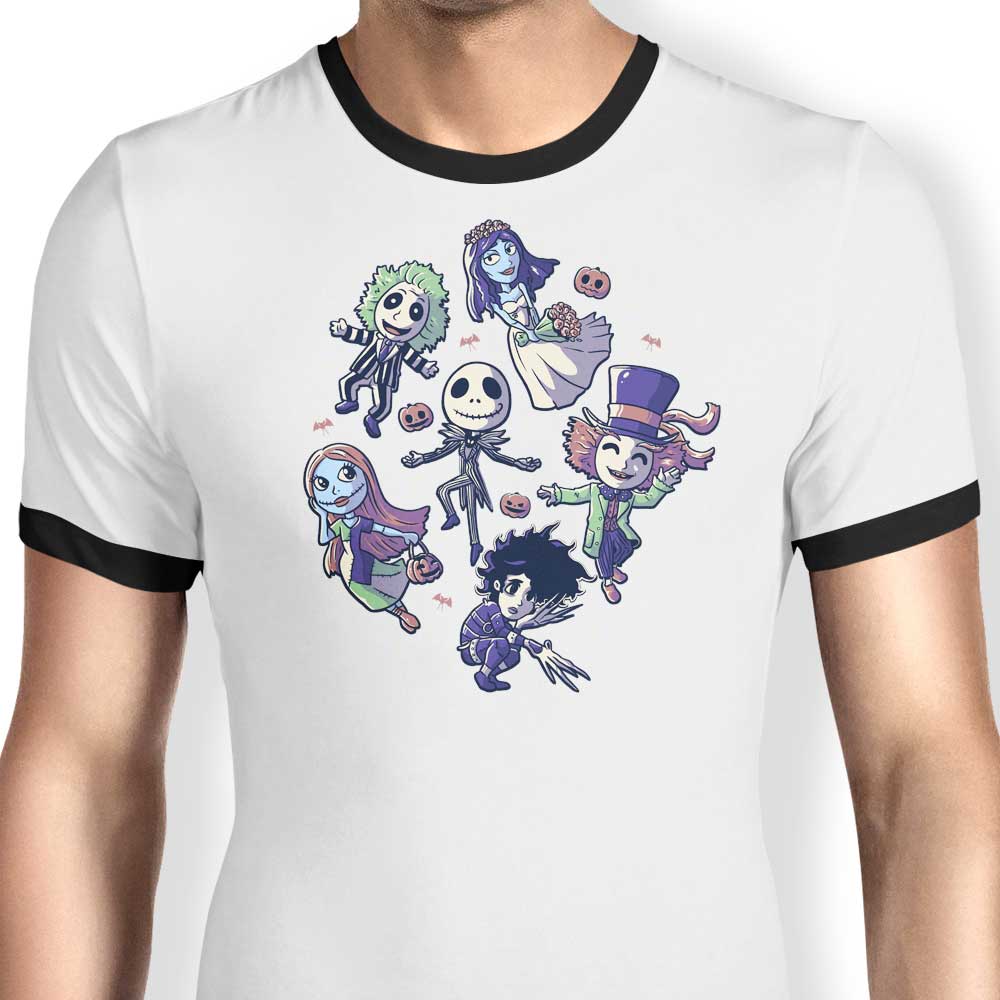 Burton's Halloween - Ringer T-Shirt Hoodie, Sweatshirt | CiraTrend.com (Image 1)
