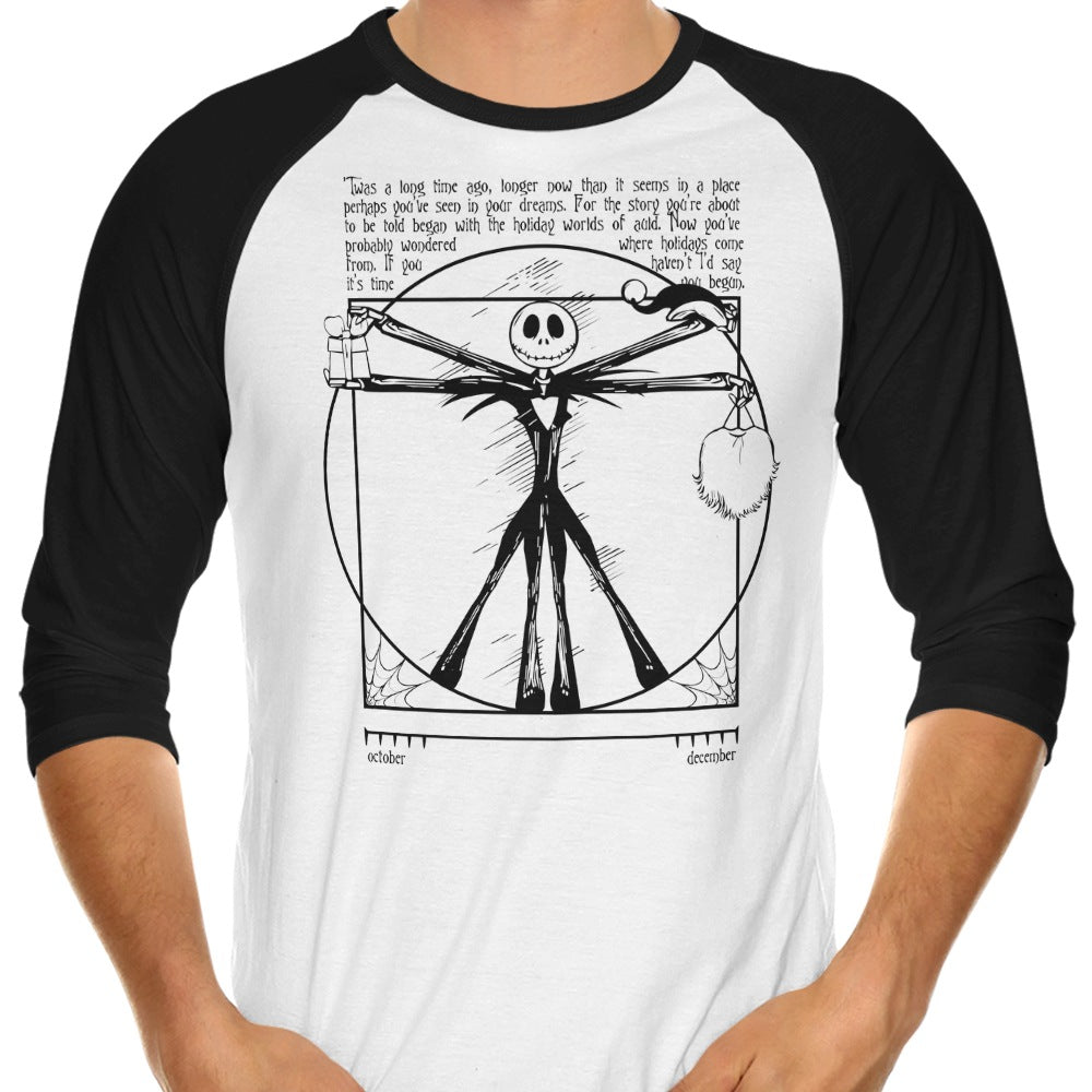Burtruvian Man - 3/4 Sleeve Raglan T-Shirt Hoodie, Sweatshirt | CiraTrend.com (Image 1)