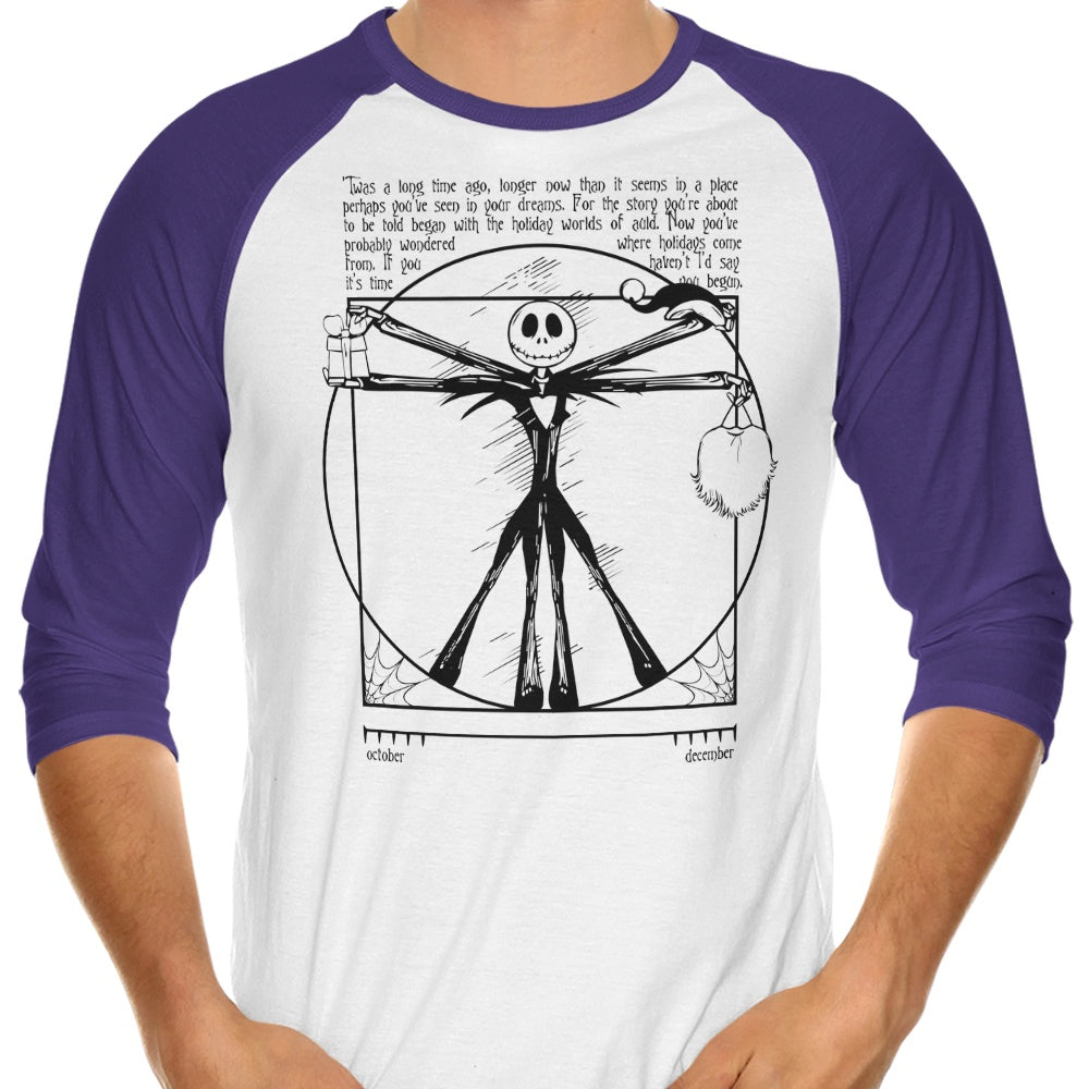 Burtruvian Man - 3/4 Sleeve Raglan T-Shirt Hoodie, Sweatshirt | CiraTrend.com (Image 3)