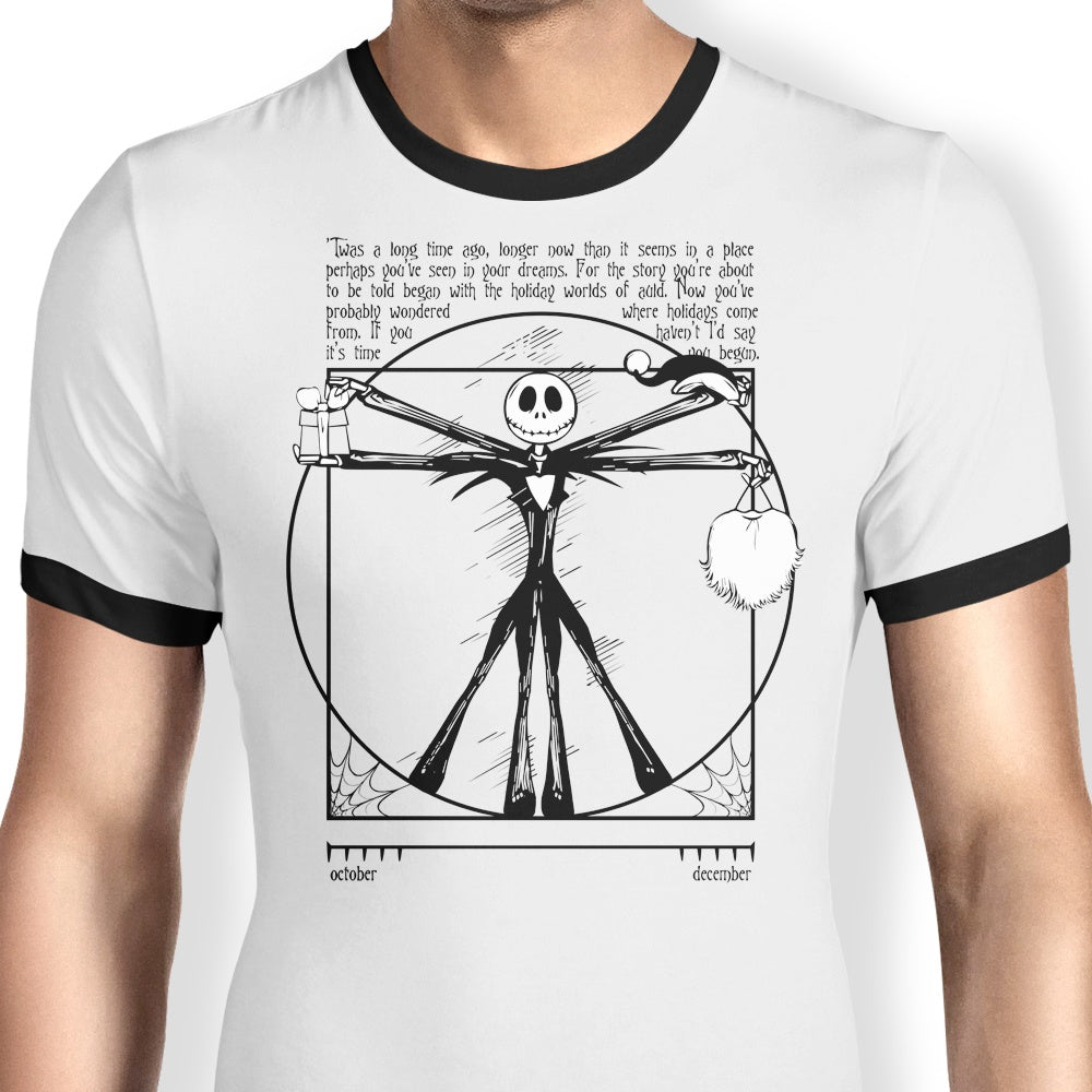 Burtruvian Man - Ringer T-Shirt Hoodie, Sweatshirt | CiraTrend.com (Image 1)
