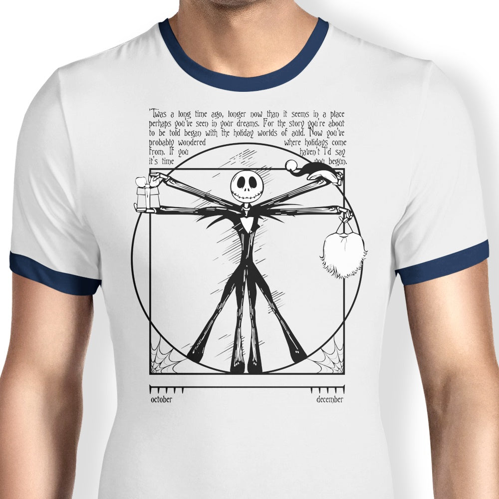 Burtruvian Man - Ringer T-Shirt Hoodie, Sweatshirt | CiraTrend.com (Image 3)
