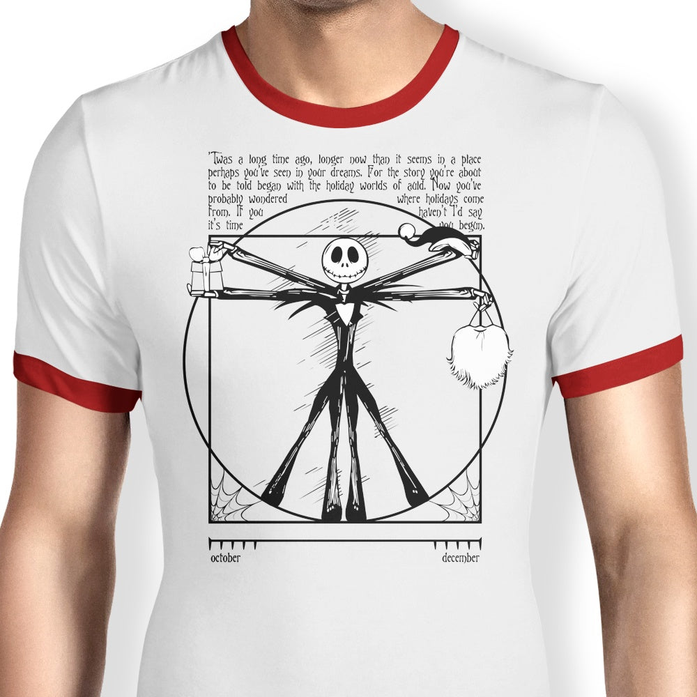 Burtruvian Man - Ringer T-Shirt Hoodie, Sweatshirt | CiraTrend.com (Image 4)