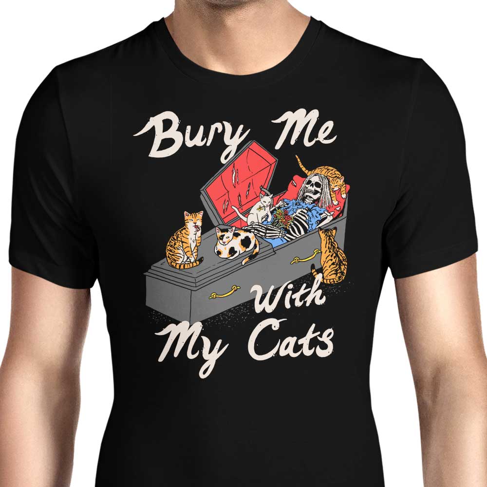 Bury Me With My Cats - Men's Apparel T-Shirts, Hoodie, Sweatshirt | CiraTrend.com (Image 1)