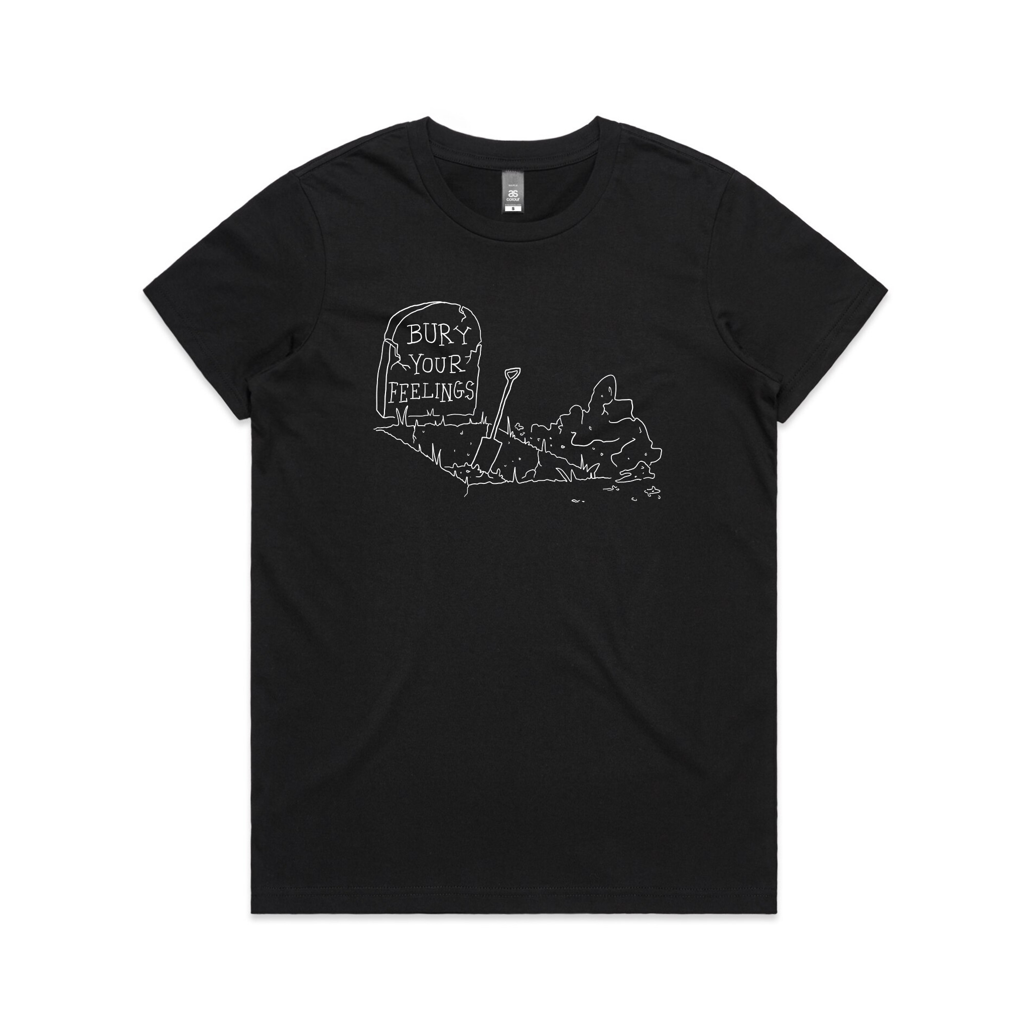 Bury Your Feelings Tee Hoodie, Sweatshirt | CiraTrend.com (Image 2)
