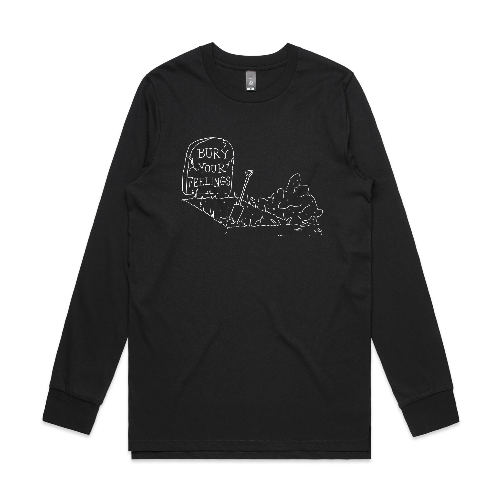 Bury Your Feelings Tee Hoodie, Sweatshirt | CiraTrend.com (Image 4)